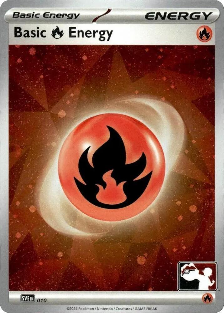 Scarlet & Violet Energy Basic Fire Energy [Prize-Pack-Cosmos-Holo] Pokémon card